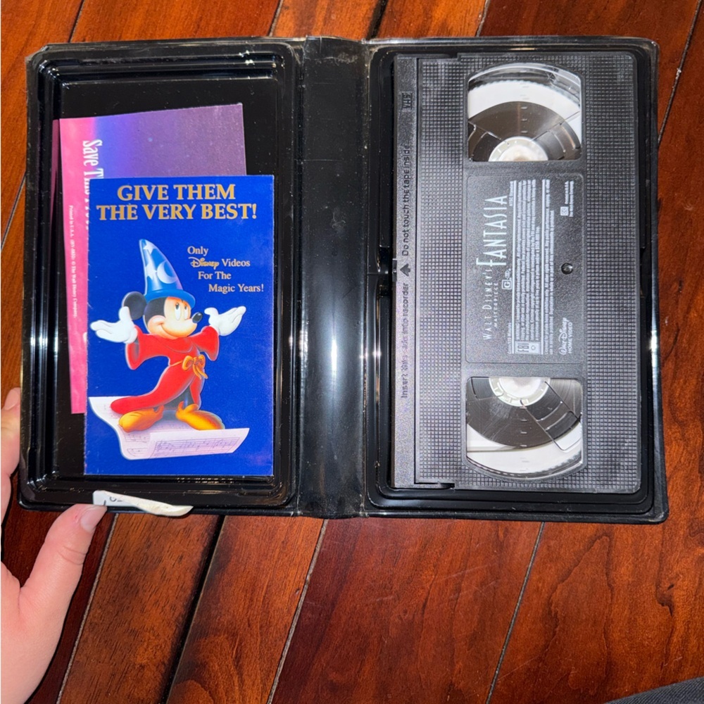 Walt Disney's Fantasia VHS with Purple Cover - Picture 3 of 3